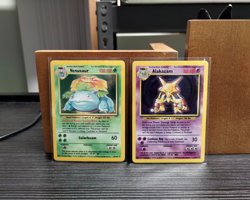 1999 Pokemon Base VENUSAUR Unlimited 15/102 Holo Rare ALAKAZAM #1 NM MT UNPLAYED - Image 5