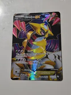 Pokemon BW Dragons Exalted Giratina EX 124/124 Full Art Ultra Rare NM Condition - Image 1
