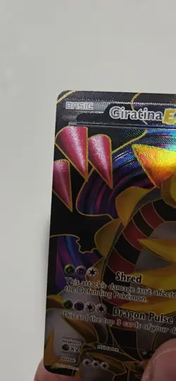 Pokemon BW Dragons Exalted Giratina EX 124/124 Full Art Ultra Rare NM Condition - Image 4