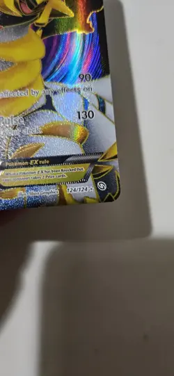 Pokemon BW Dragons Exalted Giratina EX 124/124 Full Art Ultra Rare NM Condition - Image 5