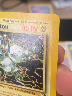 CARTE POKEMON MAGNETON 26/62 EDITION 1 FR RARE WIZARDS FOSSILE - TBE - Image 2