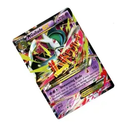 2016 Pokemon ROARING SKIES MEGA M GALLADE EX FULL ART HOLO 35/108 RARE! LP - Image 1