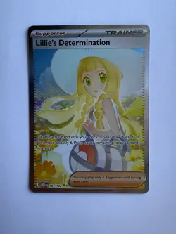 Lillie's Determination SIR 184/132 Mega Evolutions Pokemon NM - Image 1