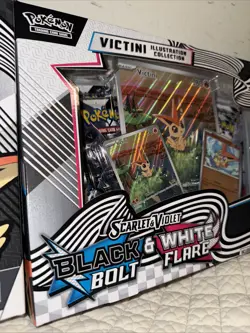 Pokemon TCG Scarlet and Violet Victini Illustration Collection Box (2) - Image 4