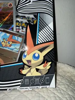 Pokemon TCG Scarlet and Violet Victini Illustration Collection Box (2) - Image 5
