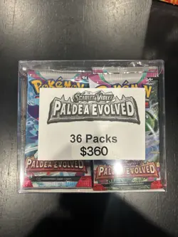 (36 Packs) Pokemon TCG: S&V Paldea Evolved Booster Packs-Booster Box Equivalent - Image 5