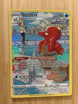 Octillery TG03/TG30 Pokemon Brilliant Stars Full Art Trainer Gallery NM - Image 1