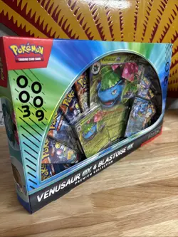 🔥Pokemon TCG Venusaur Ex & Blastoise Ex Premium Collection! In Hand! Sealed!!! - Image 1