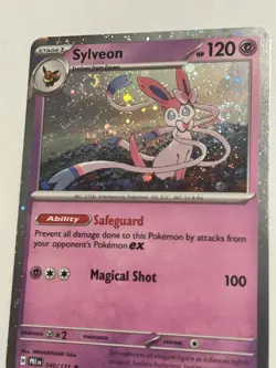 🌀DOUBLE SWIRL🌀 Sylveon - 040/131 (Cosmos Holo) Exclusive Promo Pokemon TCG - Image 1