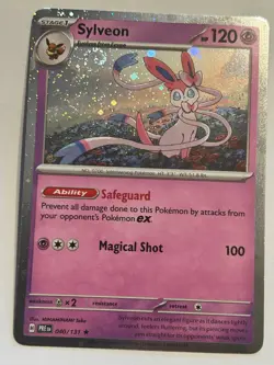 🌀DOUBLE SWIRL🌀 Sylveon - 040/131 (Cosmos Holo) Exclusive Promo Pokemon TCG - Image 3