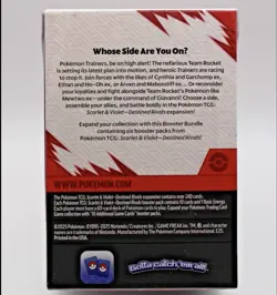 Pokemon TCG: Scarlet & Violet Destined Rivals Booster Bundle 6 Packs SEALED # 1 - Image 2