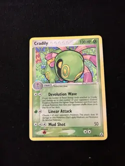 Cradily 3/92 Swirl Legend Maker Holo Rare Pokemon TCG Mint/Nm Condition - Image 1