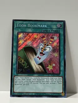 Toon Bookmark BLCR-EN067 Battles of Legend: Crystal Revenge 1st Edition Yugioh - Image 1