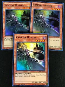 YUGIOH VAMPIRE HUNTER MP14-EN155 1ST SUPER X3 (NM) - Image 1