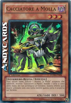 CACCIATORE A MOLLA • (Wind-Up Hunter) • Super R • PHSW IT024 • 1Ed • Yugioh! - Image 1
