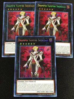 Yugioh Dhampir Vampire Sheridan DASA-EN007 SECRET x3 (NM) - Image 1