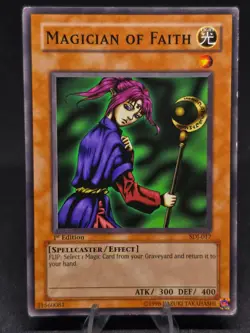 Yu-Gi-Oh! Magician of Faith SDJ-017 Joey 1st Edition LP - Image 1