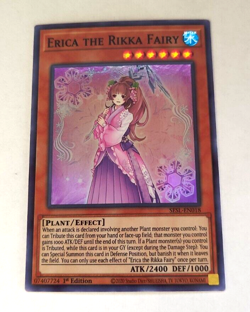 Yu-Gi-Oh! TCG Erica the Rikka Fairy Secret Slayers SESL-EN018 1st Edition SR NM - Image 1