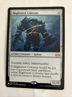 Magic the Gathering Blightsteel Colossus Double Masters Regular Card - Image 1