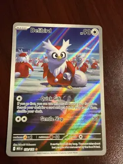 Pokemon Delibird 152/132 Mega Evolution Illustration Rare Card NM IN-Hand - Image 1