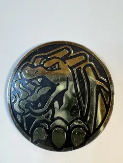 Official Pokemon Coin Charizard Trading Card Game Flipping Coin TCG Silver - Image 2