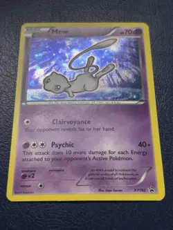 2017 Mew Cosmos Holo Black Star Promo Card XY192 Pokemon TCG - Image 2