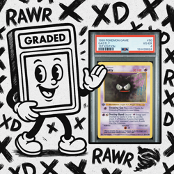 1999 POKEMON 50 GASTLY 1ST EDITION PSA 4 Graded Card BASE SET - Image 1