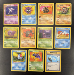 Pokemon Fossil Mixed Lot 11 Card Set - Image 1