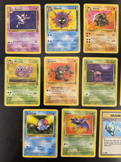Pokemon Fossil Mixed Lot 11 Card Set - Image 3