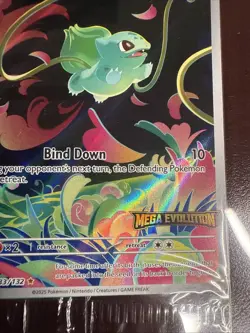 Pokemon Card Bulbasaur 133/132 Mega Evolution Stamped Promo Sealed - Image 4