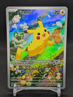 Pokemon Card TCG - Pikachu SVP 088 Black Star Promo 88 Paldea Adventure Chest NM - Image 1