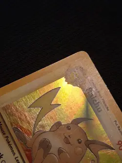 Pokemon TCG Raichu Fossil Holo Rare Card 14/62-MP - Image 2