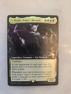 MTG Borderless FOIL Y'shtola, Night's Blessed Extended Art (0191) Final Fantasy - Image 1