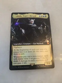 MTG Borderless FOIL Y'shtola, Night's Blessed Extended Art (0191) Final Fantasy - Image 2