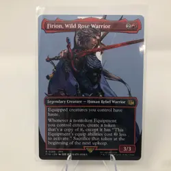 Firion, Wild Rose Warrior (Borderless) FIN EN MTG Final Fantasy M/NM Pack-Fresh - Image 1