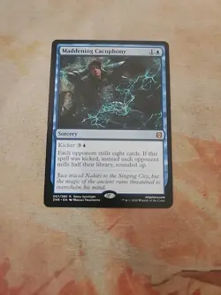 Maddening Cacophony Zendikar Rising MTG NM - Image 1