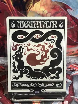 Mountain (Rainbow Foil) Secret Lair Drop 0891 Rare MTG - Image 1