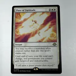 MTG - Flare of Fortitude - #26 Rare Regular NM Modern Horizons 3 MH3 - Image 1