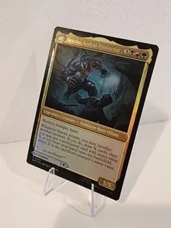FOIL Eddie Brock Venom, Lethal Protector M MTG Marvel's Spider-Man SPM 0055 - Image 2