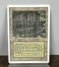 Bayou Revised MTG Magic: The Gathering Dual Land Card EDH Vintage Reserve List - Image 1