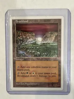 Brushland Fifth Edition Land Magic The Gathering MTG - Image 1