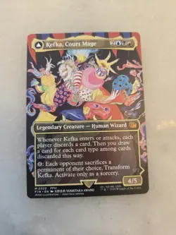 MTG Borderless Kefka, Court Mage (0322) Final Fantasy Regular - Image 1