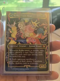 MTG Borderless Kefka, Court Mage (0322) Final Fantasy Regular - Image 5