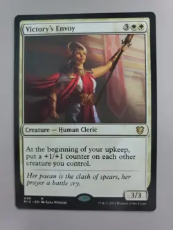MTG Victory's Envoy Commander: Innistrad: Midnight Hunt Regular Rare - Image 1