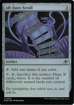 All-Fates Scroll Foil U - Edge of Eternities #234 MTG - Image 1