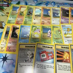 Pokemon Base Set 2 /102 25 Card Lot Pokemon And Trainers All Vintage LP/NM #2 - Image 2