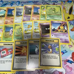 Pokemon Base Set 2 /102 25 Card Lot Pokemon And Trainers All Vintage LP/NM #2 - Image 5