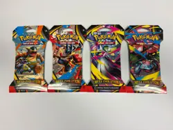 Pokemon Trading Card - Mega Evolution Sleeved Booster Pack X4 - Sealed - Art Set - Image 1
