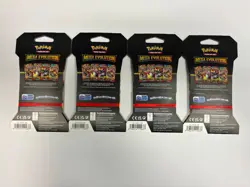Pokemon Trading Card - Mega Evolution Sleeved Booster Pack X4 - Sealed - Art Set - Image 2