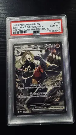 Pokemon Dri Special Illustration Rare #232 Cynthia's Garchomp EX PSA 10 - Image 1